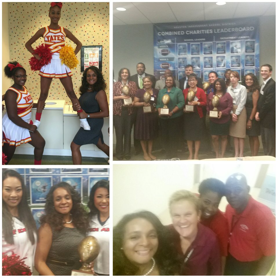 RhondaForHISD's tweet photo. 2016 HISD Charities Campaign!!! Its a team effort! #givingbackmatters #thegreatestoftheseischarity https://t.co/831kbTc86Y