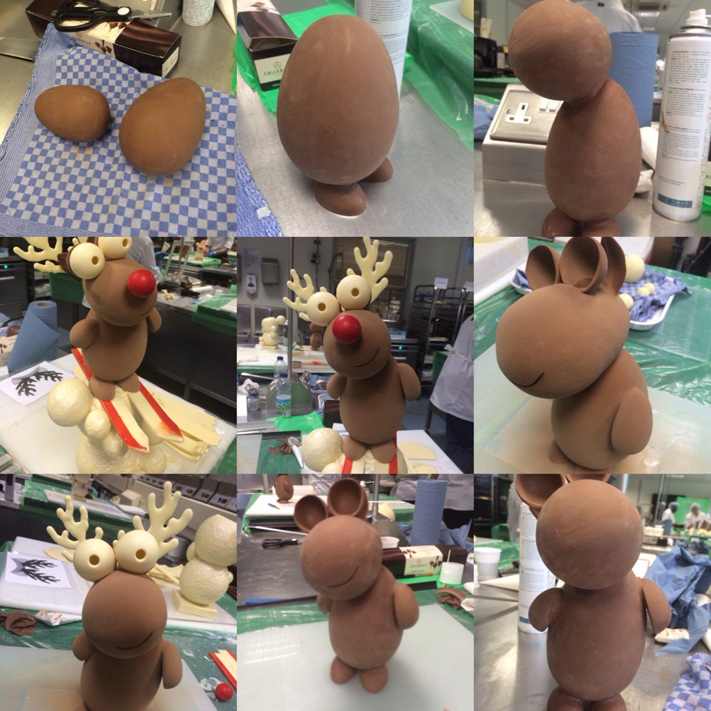 Each stage of the reindeer!!! May just make a few this year? Need more than 1 to pull Santa sleigh <a href="/ChocolatEngland/">Clare England</a>
