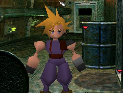 sbosma's tweet image. Cloud in Smash is real cool but FUCK I wish they used this character model instead: