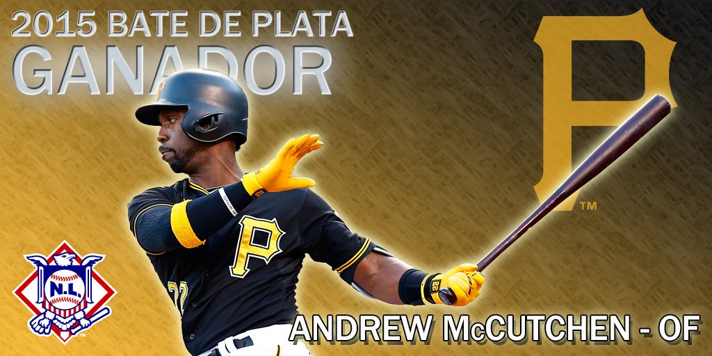 mlbespanol's tweet photo. Felicitaciones a Andrew McCutchen, ganador de uno de los tres Premios Bate de Plata para jardineros de LNacional. https://t.co/9dcSOg8z0o