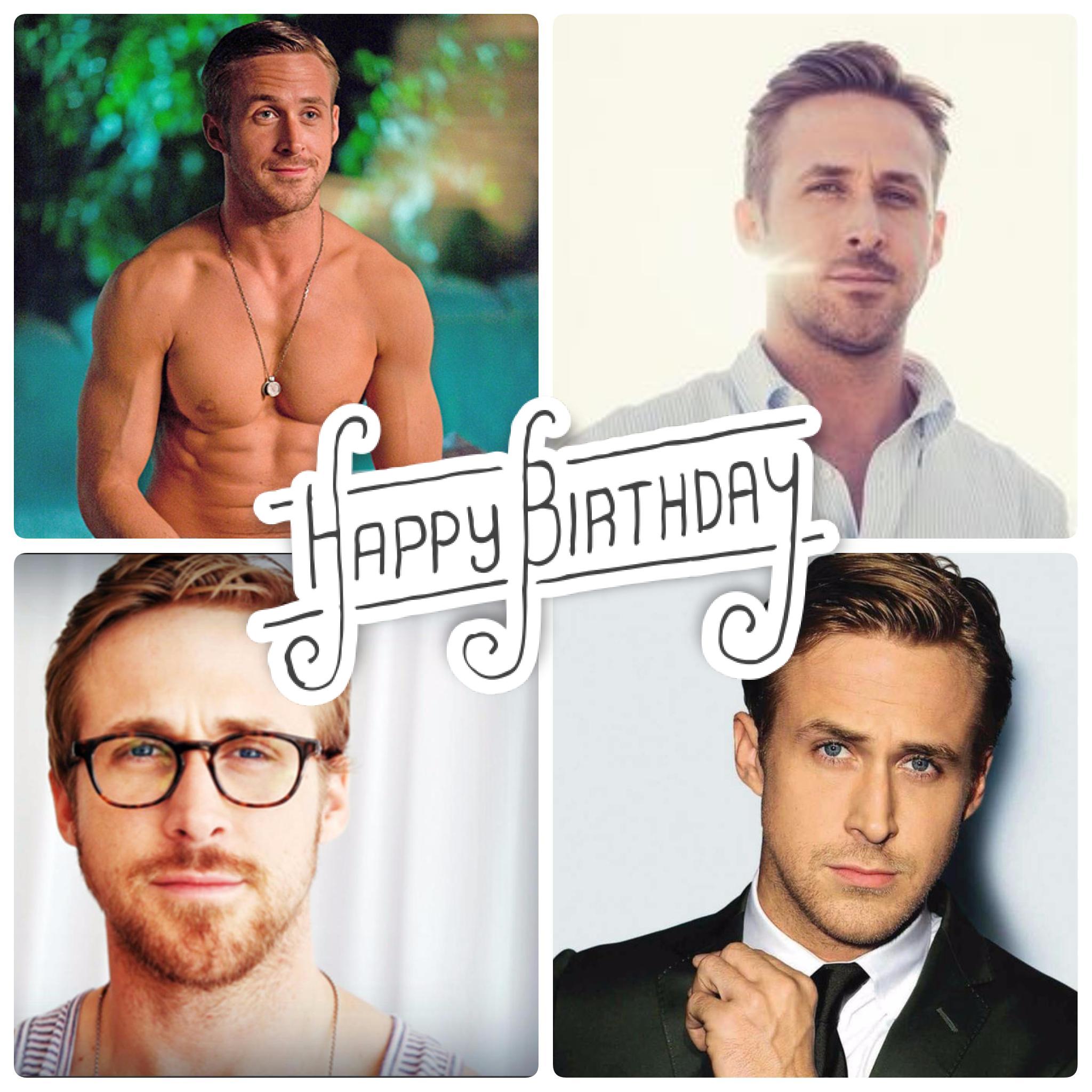 Happy Birthday, Ryan Gosling!! Wishing you a birthday full of goodness & smiles:  