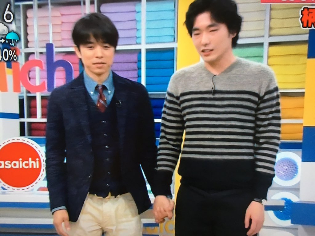 イノッチ 男同士でスキンシップありますよね 柄本佑と恋人つなぎを再現する流れに朝から騒然となる あさイチ 視聴者 Togetter