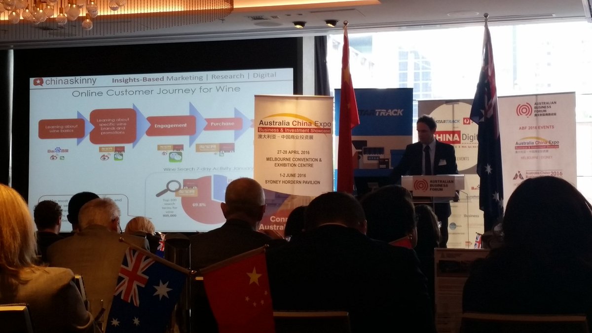 Konnie_T's tweet photo. Wine ind. Chinese cons. research online &amp; ask very spec Q. Focus on brands, regions - the WHY, HOW, WHO. #CDC15MEL https://t.co/mgEC79QOhS