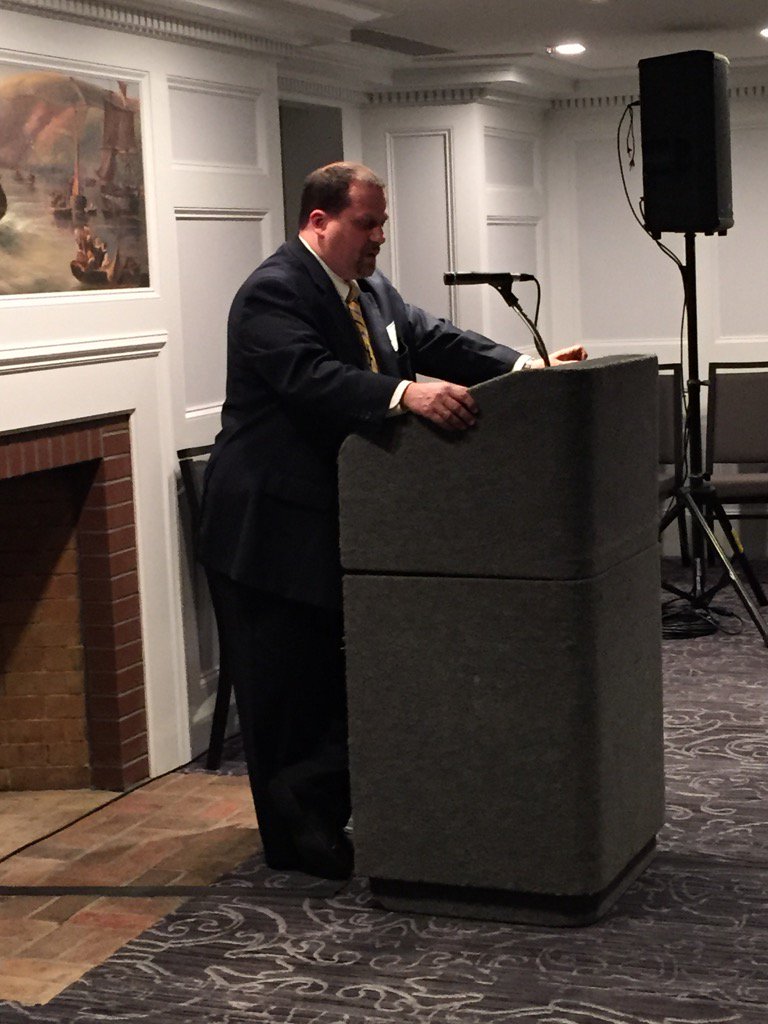 CPCalbany's tweet photo. Paul Hook of @overit kicks off tonight's @PRSA_CapRegion anniversary event #PRSACap https://t.co/Vj7RsqldJx