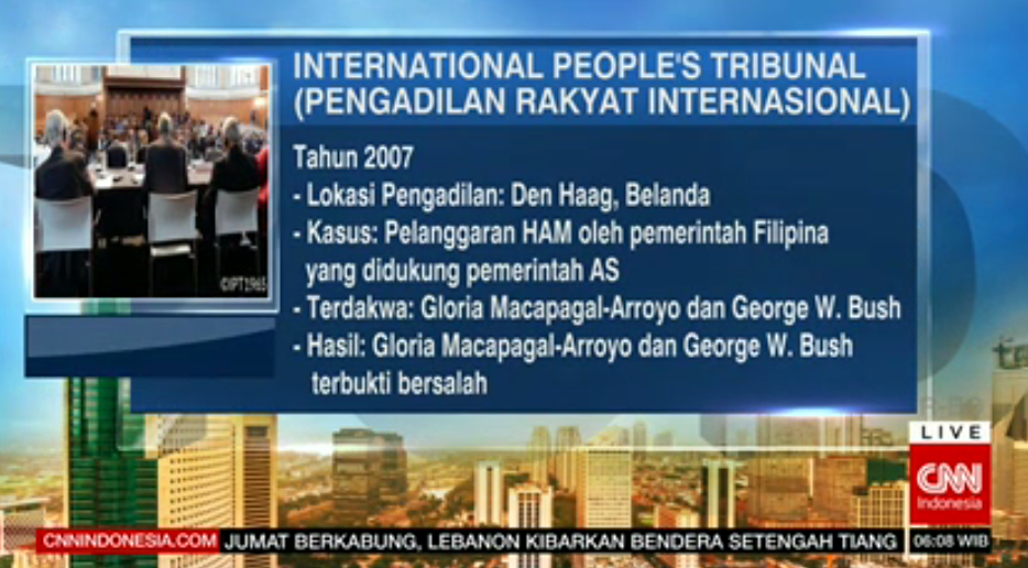 CNNIDmagazine's tweet photo. Pengadilan Rakyat Internasional sudah beberapa kali digelar. Berikut berbagai kasus yang diangkat: #IPT1965 https://t.co/HYYQT5cNpa