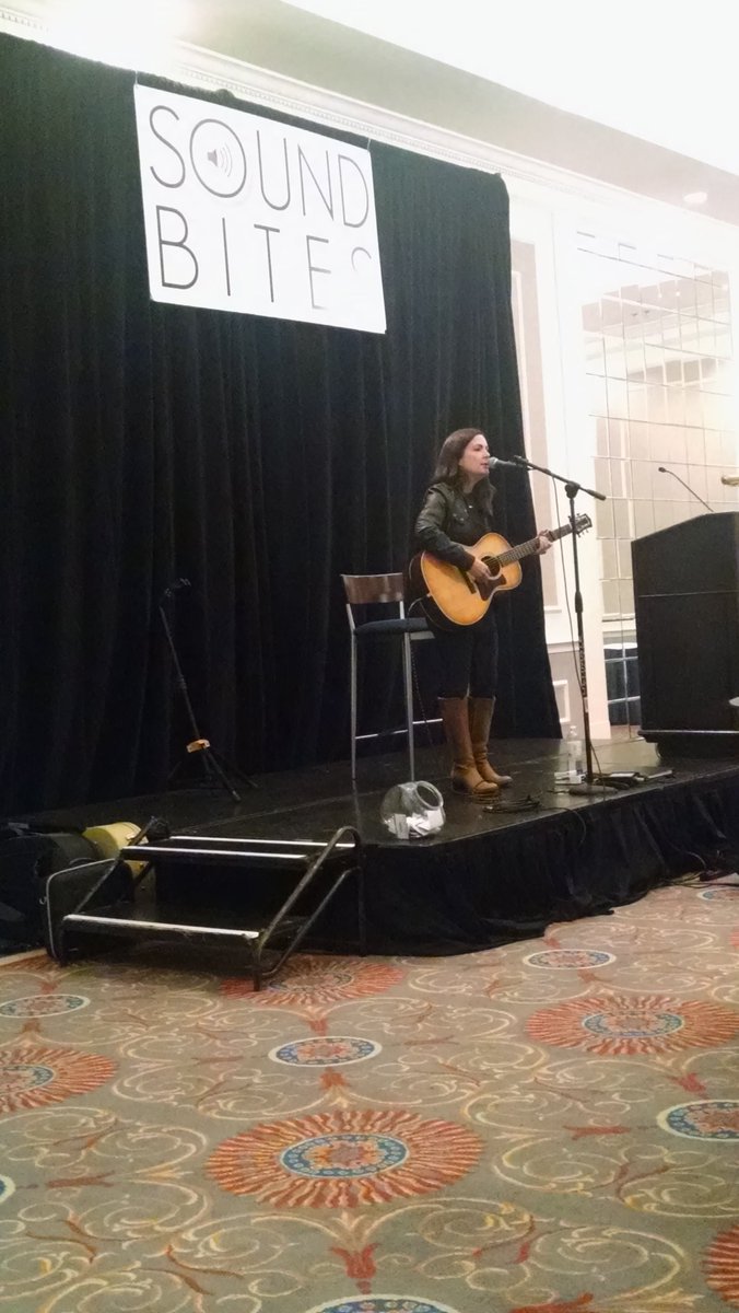 MABroadcasters's tweet photo. Stoughton's @LoriMcKennaMA performing at #SoundBites2015! https://t.co/bLhq9rhU1n