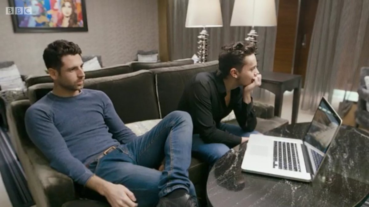 HeavenSinema's tweet photo. See what @tyger &amp; @creynoldsgordon    were watching on that blurry laptop! https://t.co/2ly3c1sifO #TygerTakesOn https://t.co/KzF63nXEhm