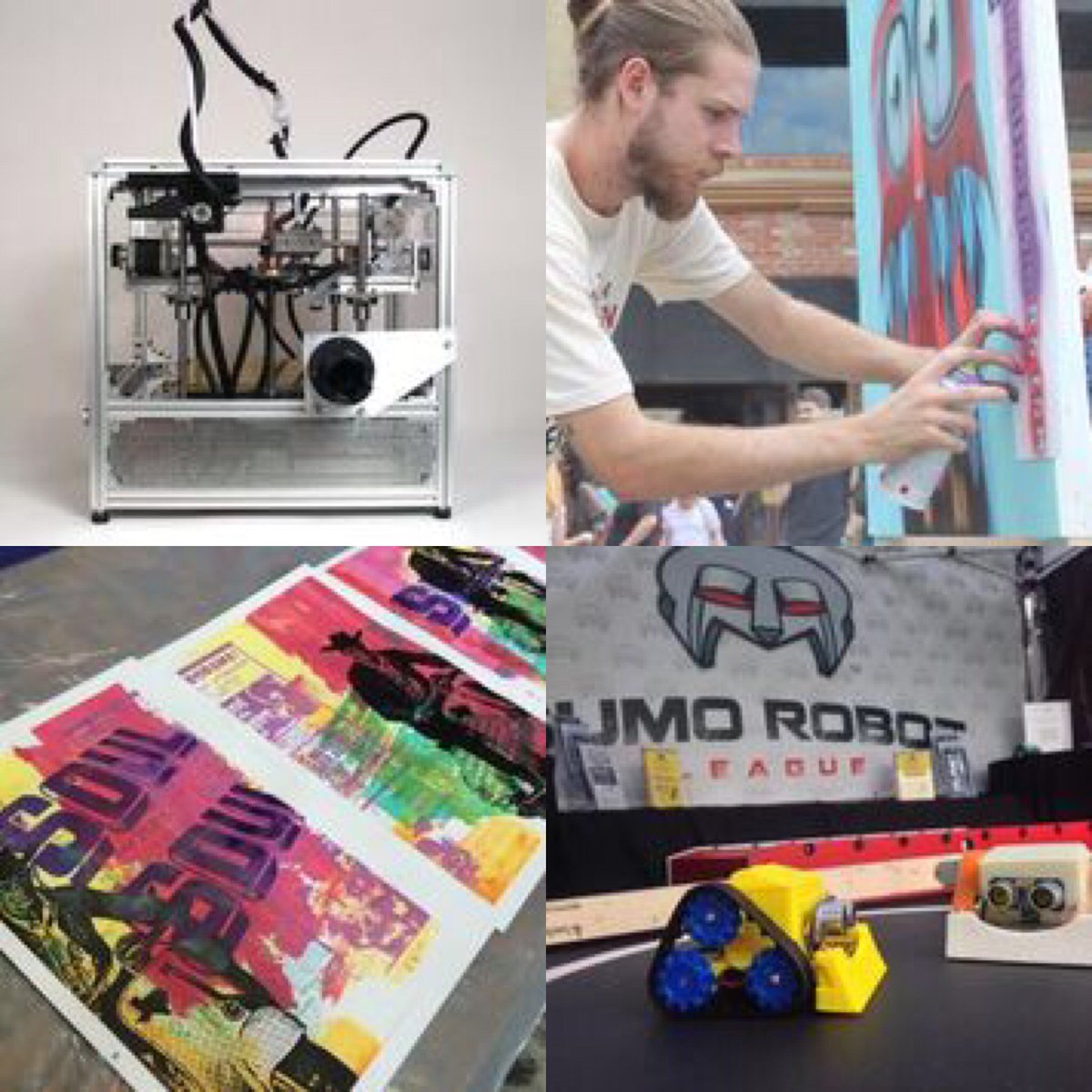 3D printing, sumo robots, and art, oh my! Head to ow.ly/UA6mo for more info and ticket sales!