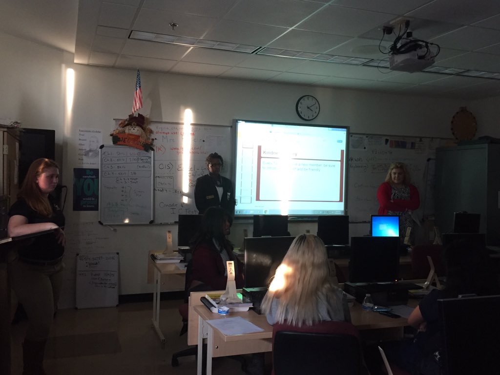 Visited John Handley High School and gave a presentation on increasing membership! Go judges!