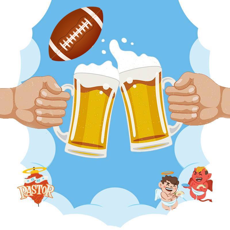¿Dónde cenamos rico y vemos la #NFL?
Aquí tenemos benditas chelas al 2x1 durante el juego y los mejores tacos!!