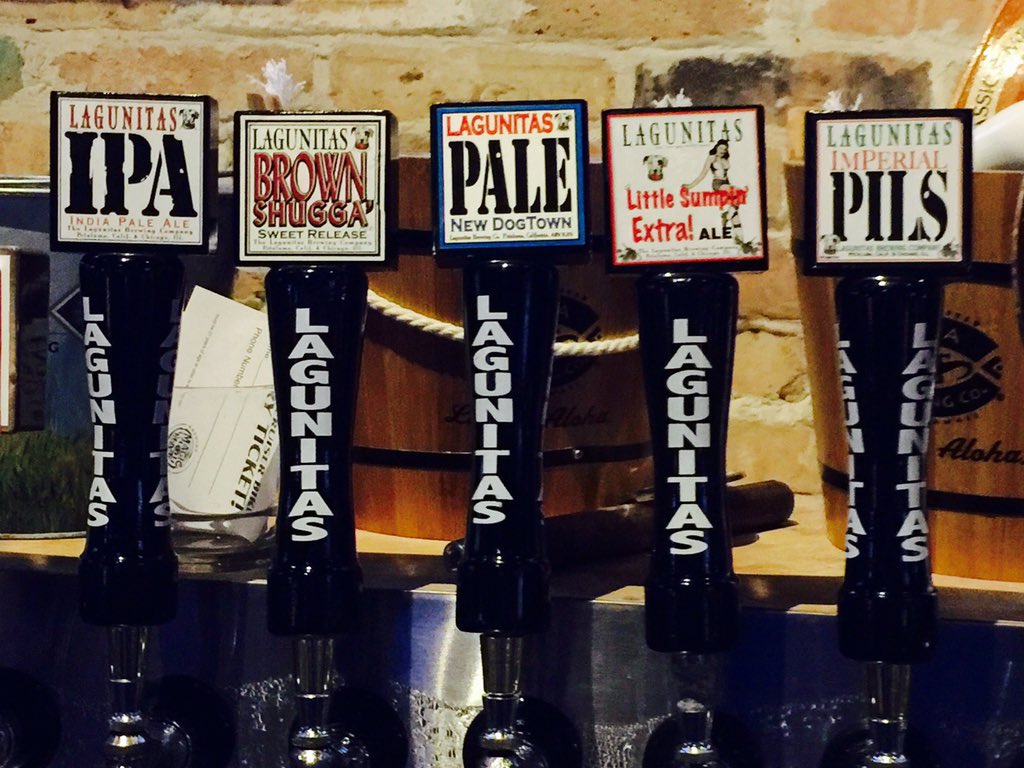 A thing of beauty <a href="/GeckosHillview/">Gecko's Hillview</a> tonight. <a href="/lagunitasbeer/">LAGUNITAS BREWING CO</a> tap takeover. #GeckosSRQ #craftbeer
