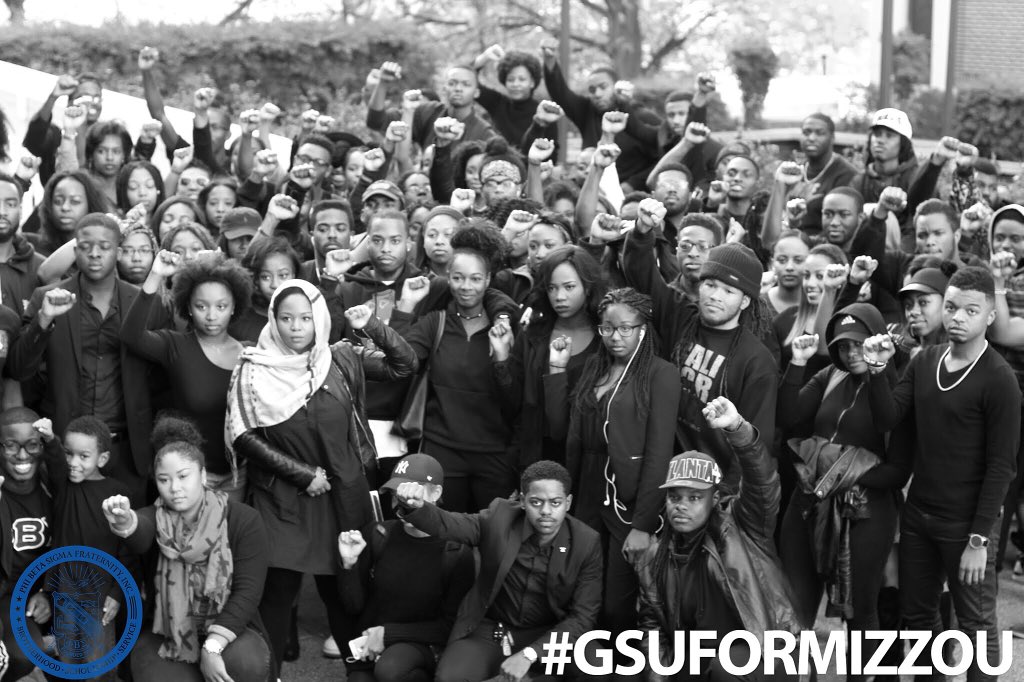 6Gaawd's tweet image. #GSUForMizzou #PiAlpha #PhiBetaSigma #BlackLivesMatter