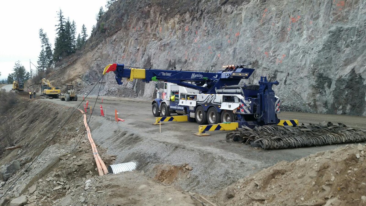 Mariostowing's tweet image. Cool day for some recovery work. #reachout #appreciatethework #safety