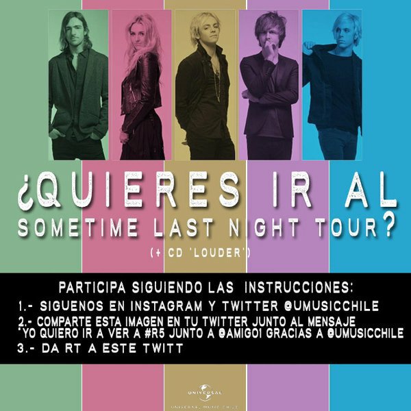 mari_cofre's tweet photo. Yo quiero ir a ver a #R5 junto a @EstefiSWAGGY gracias a @UMusicChile https://t.co/tsovecTmhW