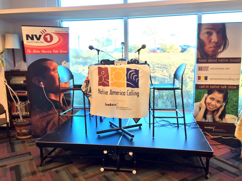 taran8v's tweet image. We're all set for our 11/13 @180099native broadcast @IAIASantaFe #Studio49 on the go!