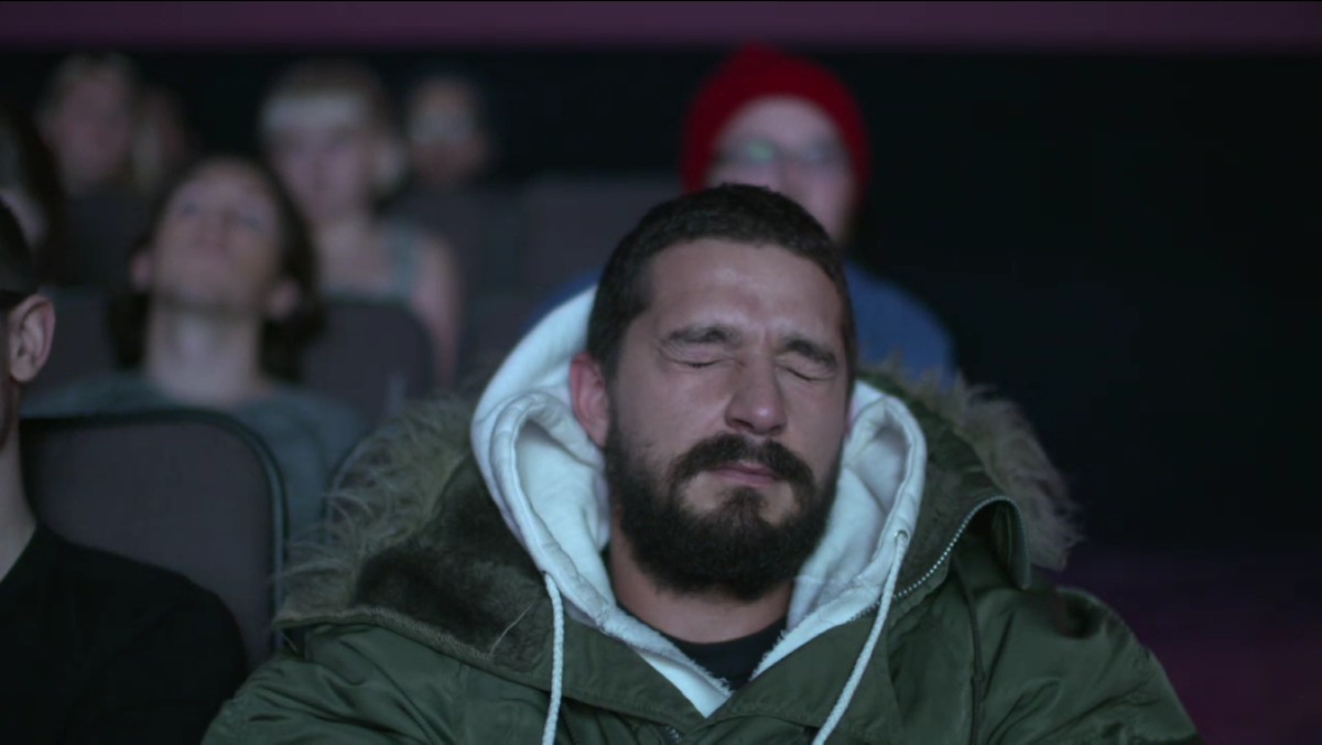 joyurist's tweet photo. from 1 to shia sacrificing his sleep during 3 days how much do you care about your artistic integrity #allmymovies https://t.co/Zy4ZHBJBkF