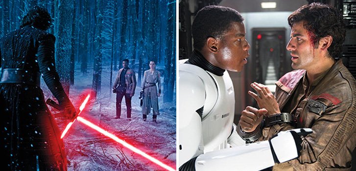 kylo ren vs rey and finn kylo ren vs rey and finn