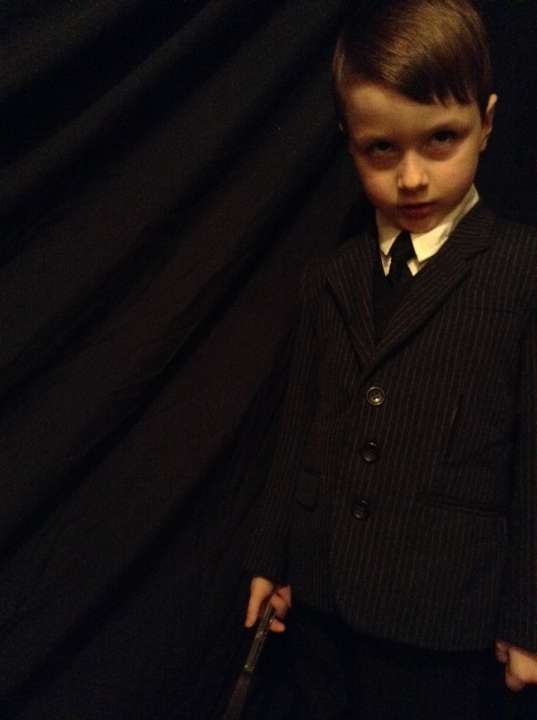 My son tonight is #Hannibal <a href="/NBCHannibal/">Hannibal</a> <a href="/BryanFuller/">Bryan Fuller</a> <a href="/DeLaurentiisCo/">DeLaurentiis Co</a> isn't he cute?