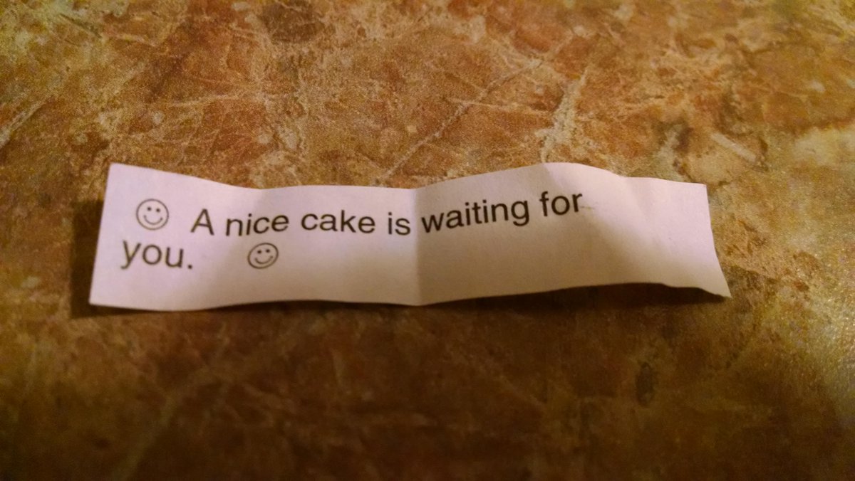 jacksonmurtha's tweet photo. OK fortune cookie: your move https://t.co/wVtroU35RN
