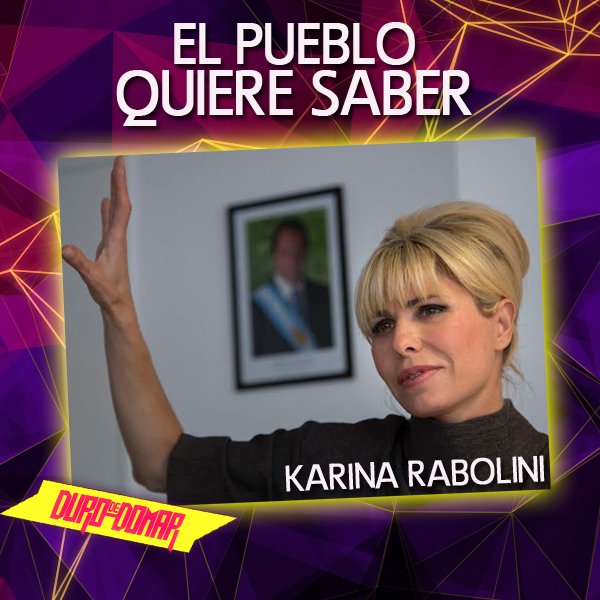AHORA EN "EL PUEBLO QUIERE SABER TODO"... #KarinaRaboliniEnDDD!!!