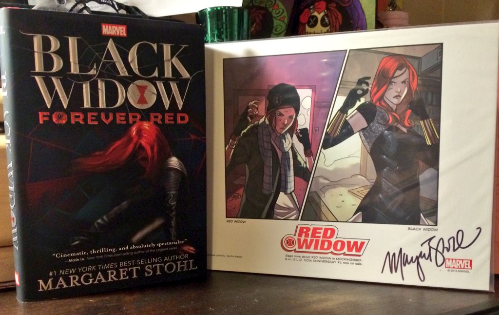 audrey_elisse's tweet photo. @mstohl look what came today! π #BlackWidow #ForeverRed #nosidekick https://t.co/fvUZhFotXA
