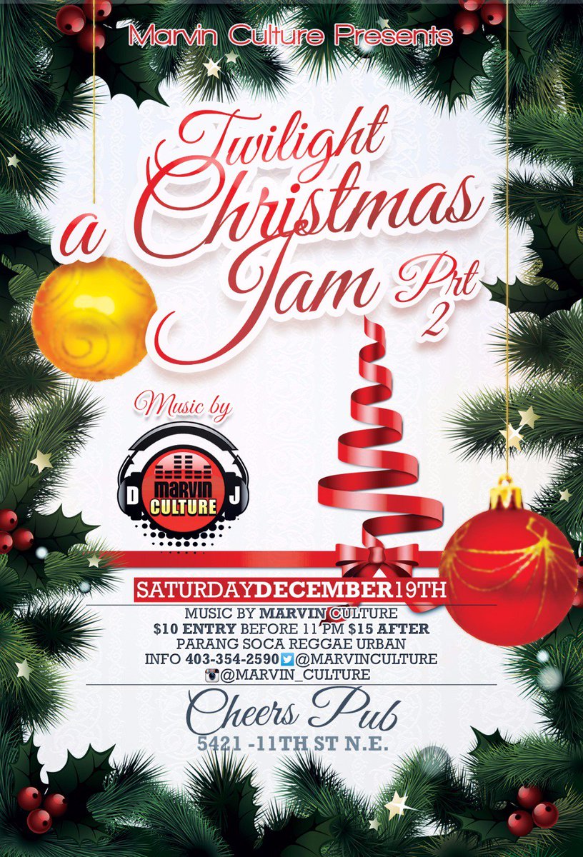 Music by: Marvin Culture 
Giving you the best of your favorite Christmas music: Parang, Soca, Reggae and Urban