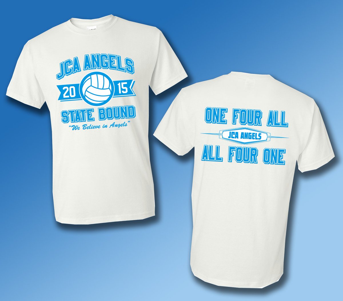 Sharp_Sports's tweet photo. Support the JCA Angels Volleyball team w/ a $10 White Tee for State Playoffs this weekend! Open Fri 11-7 &amp; Sat 9-3. https://t.co/CHnXDSHcSq