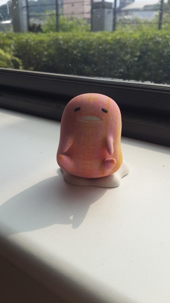#addwii#X1#3dprinter#gudetama(gene mutation) on Friday the 13th....o(>﹏<)o
