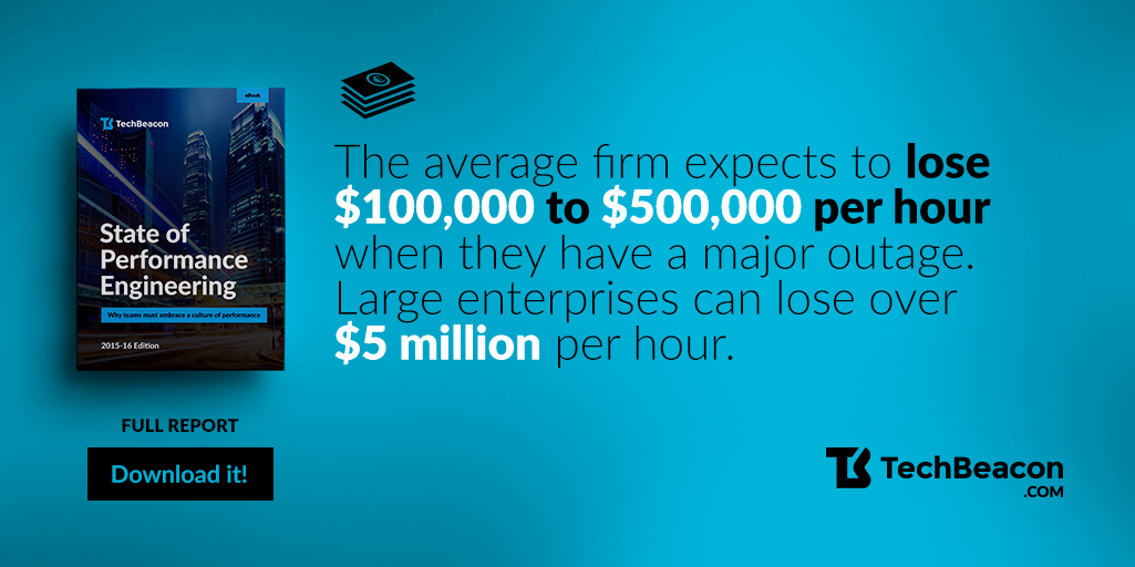 TechBeaconCom's tweet image. How much will #softwareperformance problems cost you? Download the study: bit.ly/performancerep…