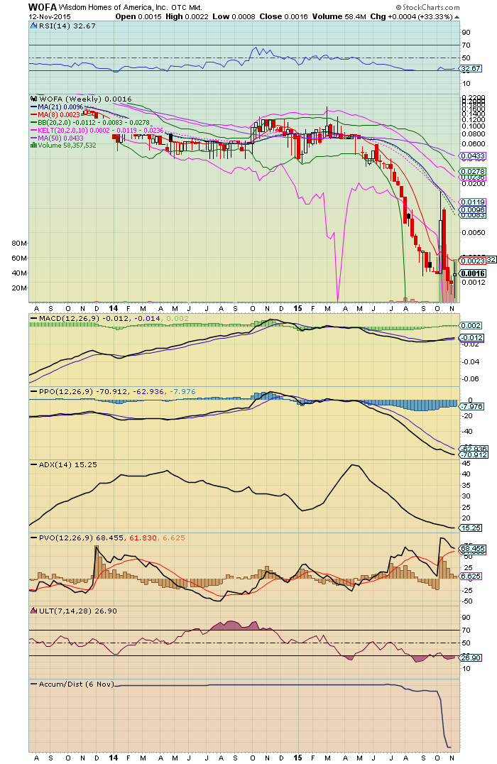 RadioSilentplay's tweet photo. $WOFA .0016 both time frames show bottom confirm #bullishreversalcandle #weeklychart #zerohype #zeropump #justsetups https://t.co/y63cLXXYn5