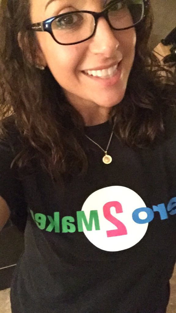 ms_deljuidice's tweet photo. Thank you @5Boyer for my AMAZING #Zero2Maker shirt!!! #MakerEd #edchat #dtk12chat #21stedchat https://t.co/BtDIsI0k4m