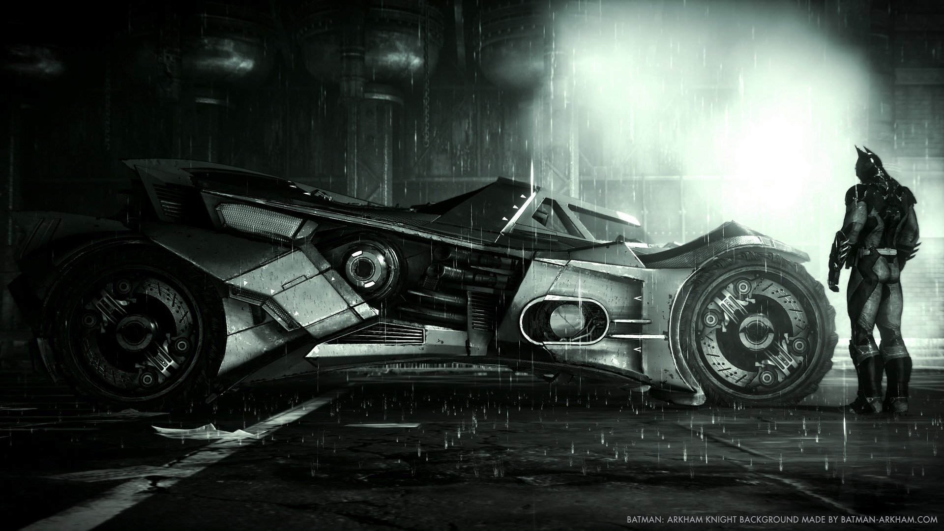 Batman Arkham Knight - Batmobile Wall Mural