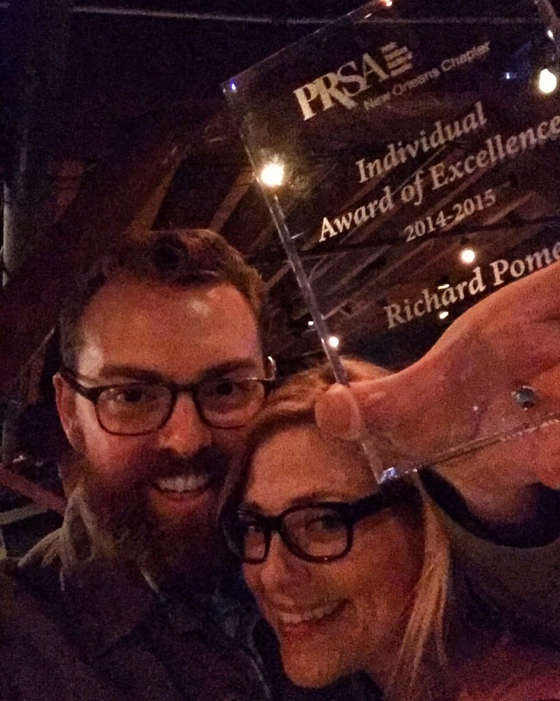 AlexPomes's tweet photo. Look, I did a thing! @PRSA @PRSA_NOLA #publicrelations #marketing #advertising #NOLA #neworleans https://t.co/X0qnhj6xjo
