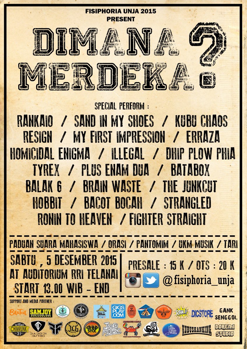 FISIPHORIA UNJA tweet media