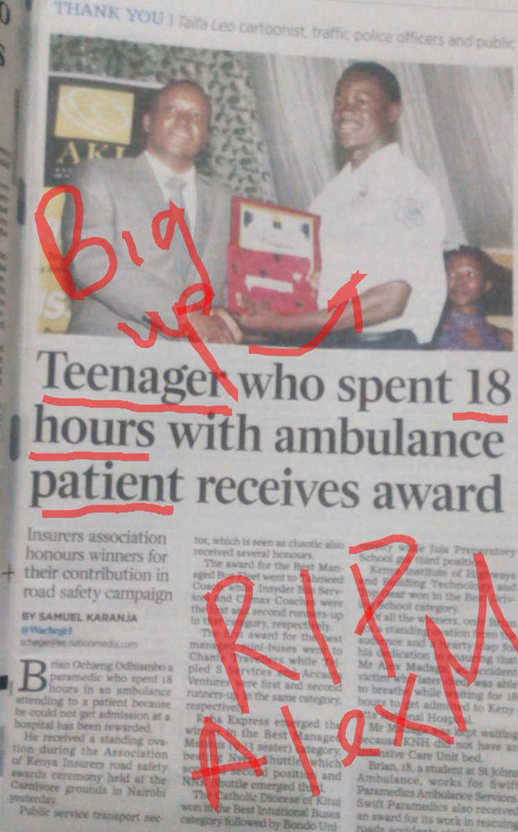 MajimajiKenya's tweet photo. #NewsPaper Review @GhettoRadio895 #Brekko >> #MyHealth254 #FridayThe13th #ISalutePeople #NairobiPeaceTalks https://t.co/t5zQen9Pq1