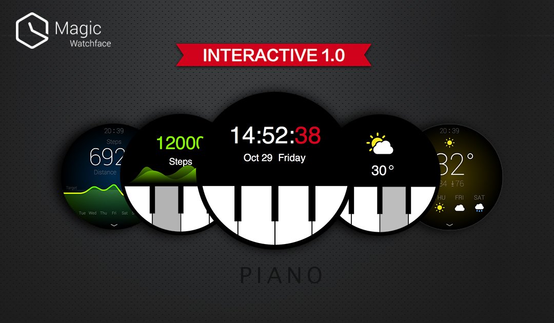 MagicWatchface's tweet image. Magic Face C4-Piano Today, see you there.
play.google.com/store/apps/det… @WatchFaceADay @watchfaces @LGGWatchR