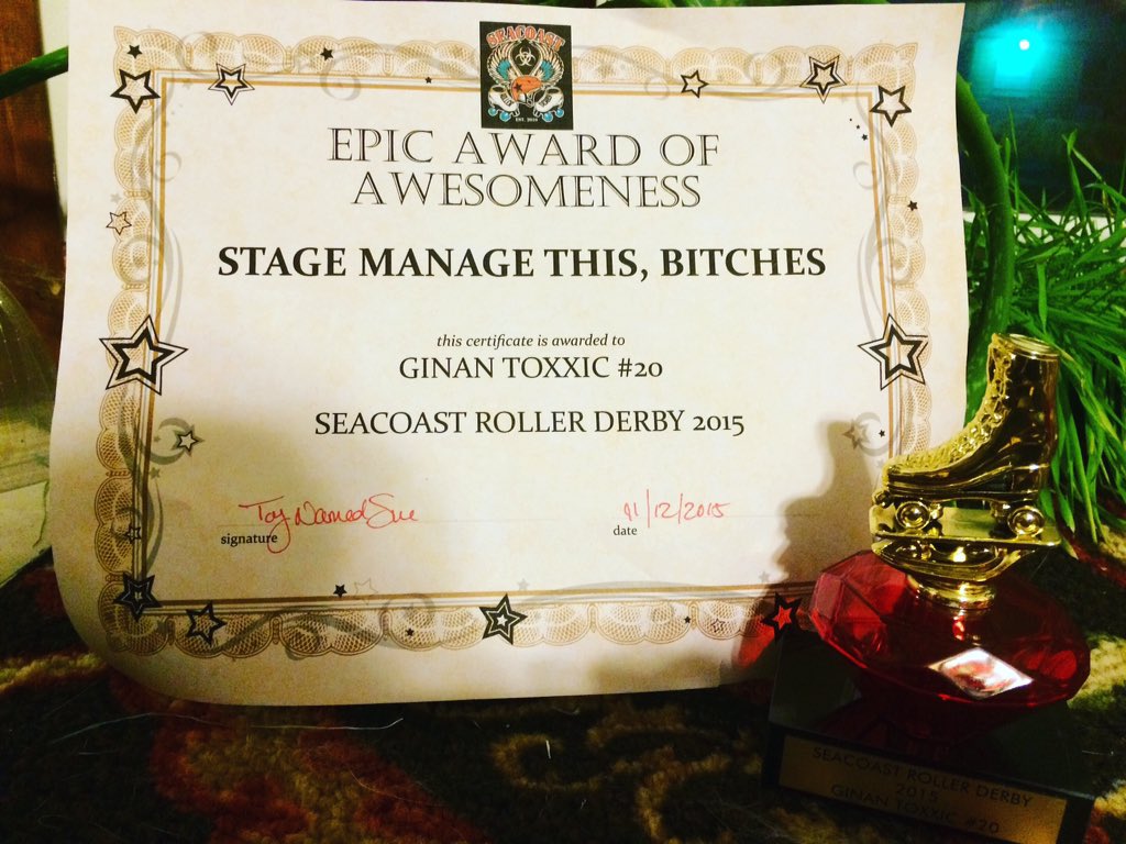 Giabow's tweet photo. This year's end of season derby award. #derblurve #srd2015 https://t.co/B7dYysnPDN