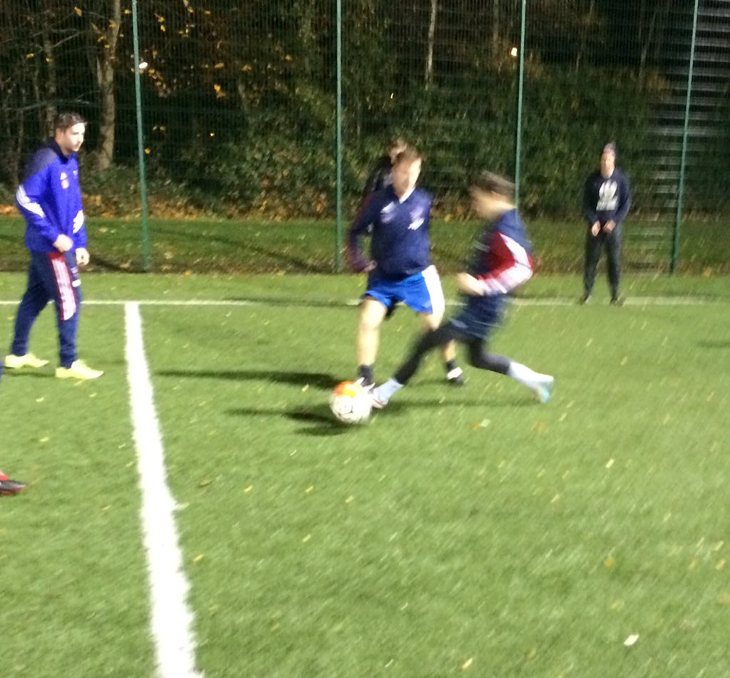 Atkin442's tweet image. Wild and windy conditions @NewcUniFootball squads training last night #funenvironment