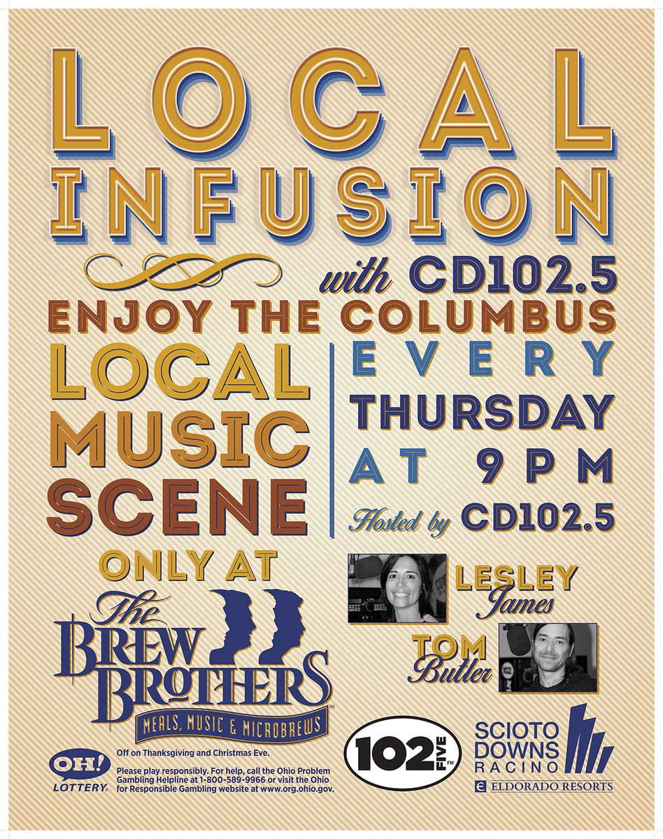 EldoradoScioto's tweet photo. Having a blast tonight at #BrewBrothers with Conscious Pilot, @LesJamesCD1025 & IHateTomButler at #LocalInfusion https://t.co/ZHtVpkgVU6
