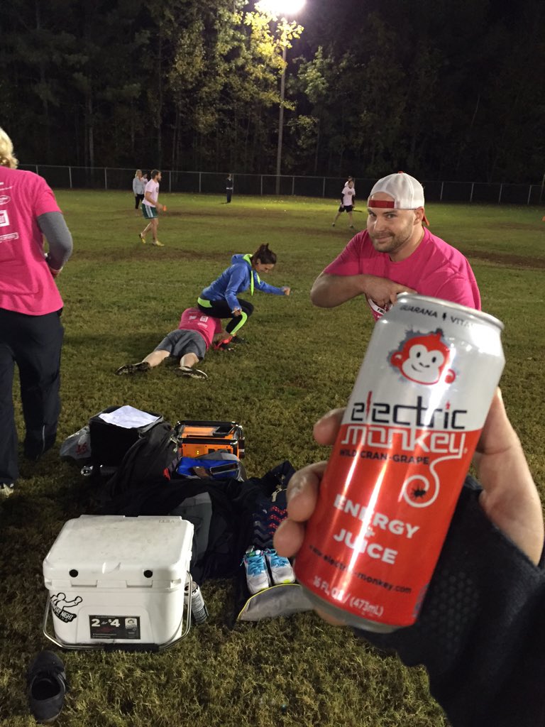 EnergizedMonkey's tweet image. Pleebus &amp;amp; The #DrinkingJacket drinking Electric Monkey playing kickball in Birmingham! @ZaneLamprey @MonkeyRum