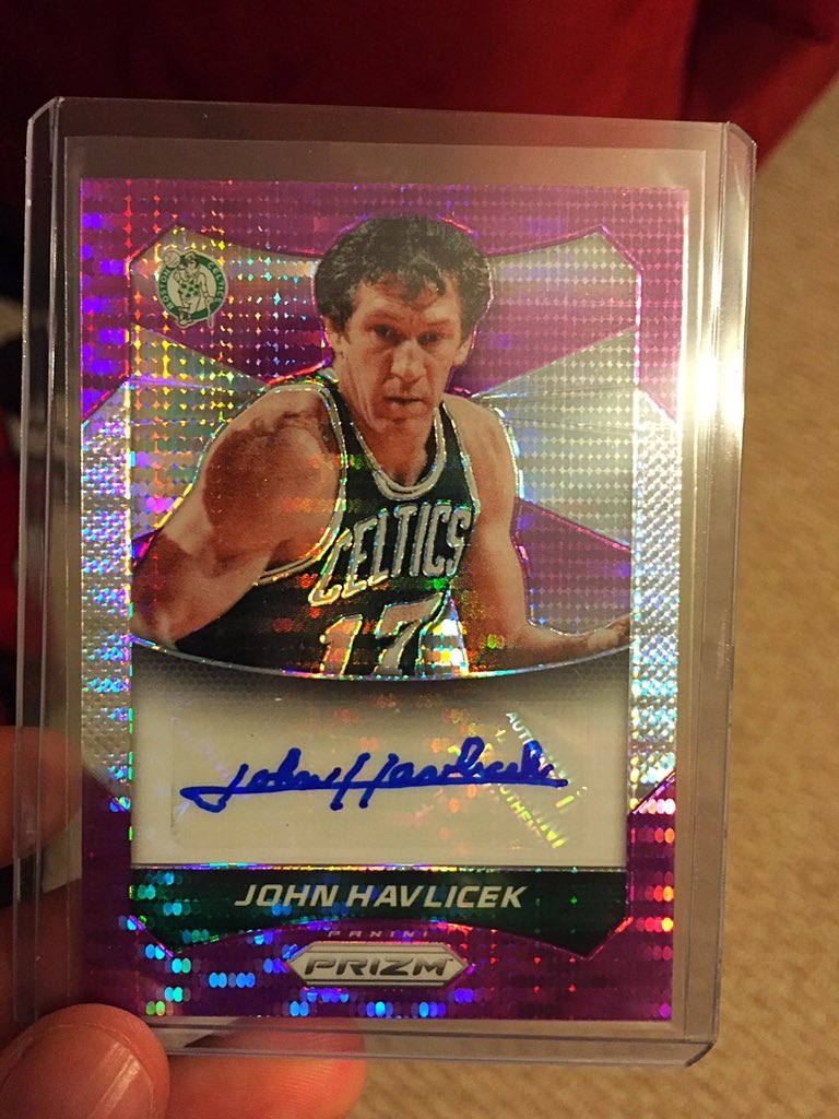 WatchTheBreaks's tweet photo. RT &amp; Follow to enter to win John Havlicek Prizm Auto /49 (&amp; watch ep 9)! #Collect https://t.co/1h8BTbNZhC https://t.co/os4UMIlzEi