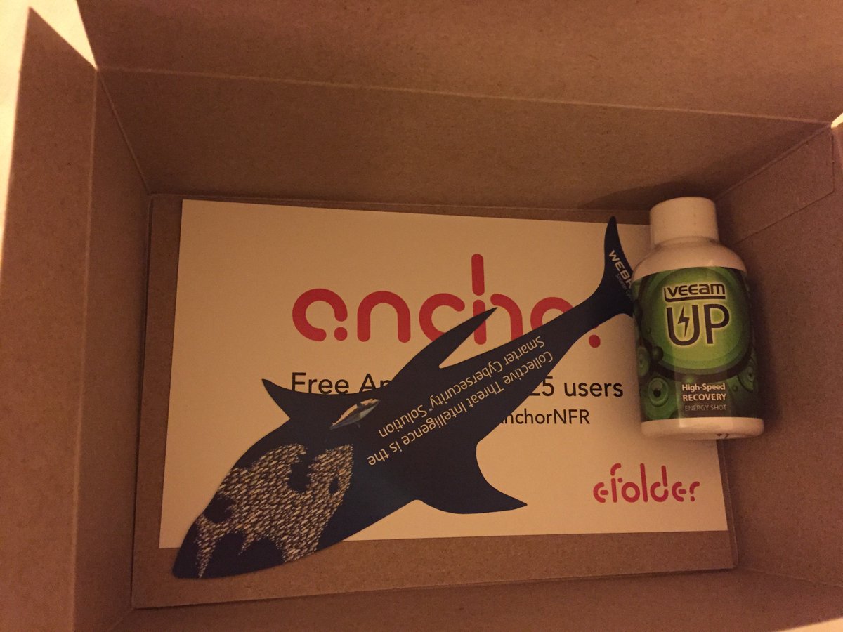 SchmidJackie's tweet photo. Thanks to our friends and Veeam, Webroot and efolder, I should make it to the am breakout session. #ITN15 https://t.co/Xmg8bOZRTf