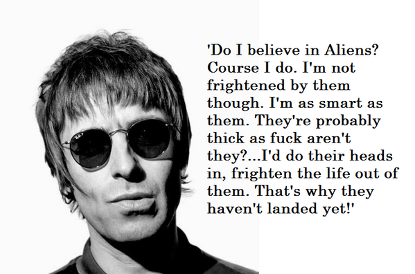 singerspro's tweet photo. #singerquote #quoteoftheday #LiamGallagher #aliens https://t.co/FznkUdV2fW