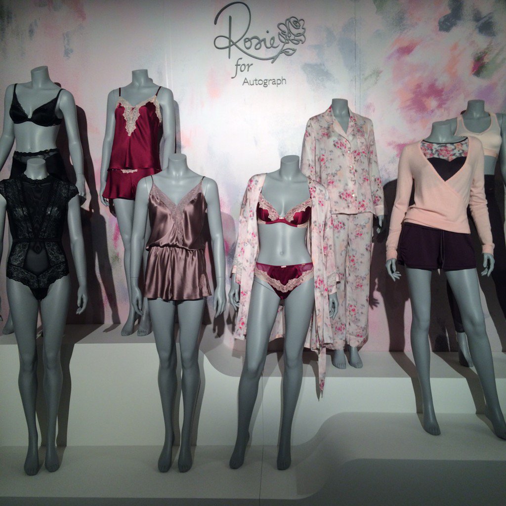 The @RosieHW #lingerie collection for @marksandspencer is looking pretty gorgeous #SS16MandS