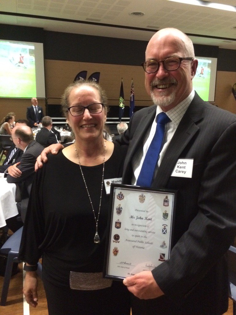 Congratulations Kenty on 39 years of service to Carey sport and the APS