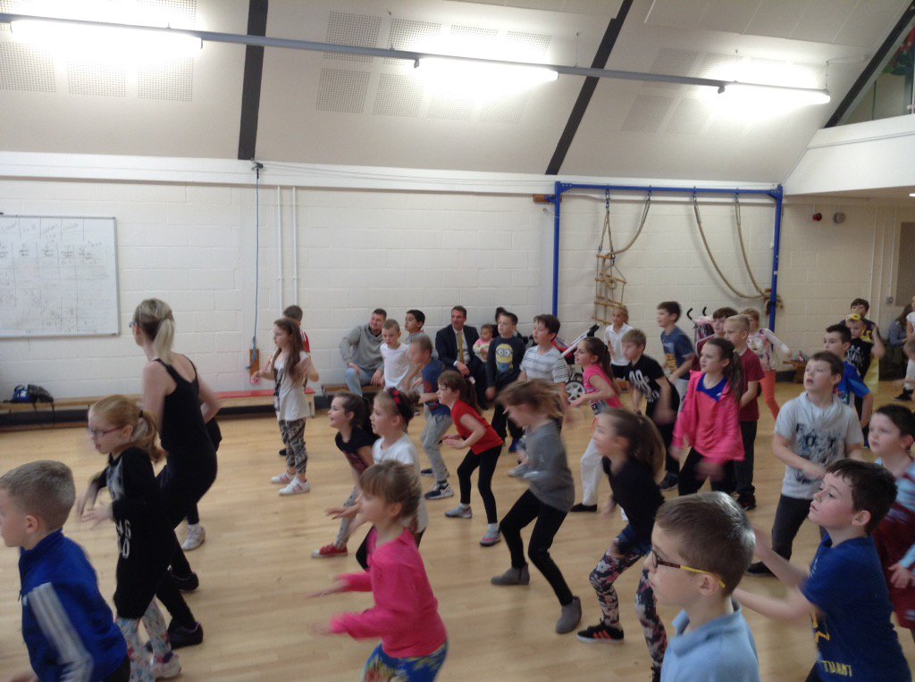 We'll sleep tonight after our mammoth dance session for Children in Need 😀👣💃🏼