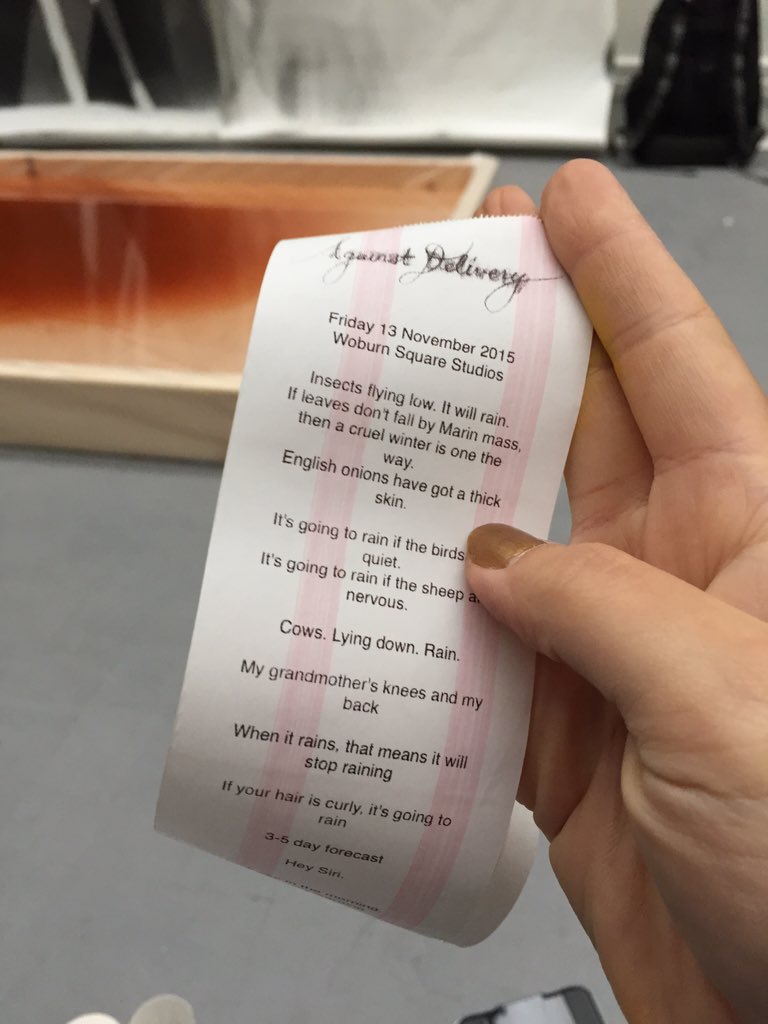 ladiesotpress's tweet photo. Beware of ladies bearing receipts of what you've just seen @AgainstDelivery #onthego https://t.co/xCMp2e3S2U