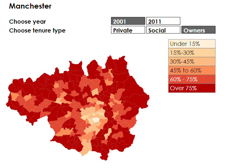 A look at housing tenure trends in London, Greater Manchester &amp; Greater Glasgow npi.org.uk/visualisations… #dataviz