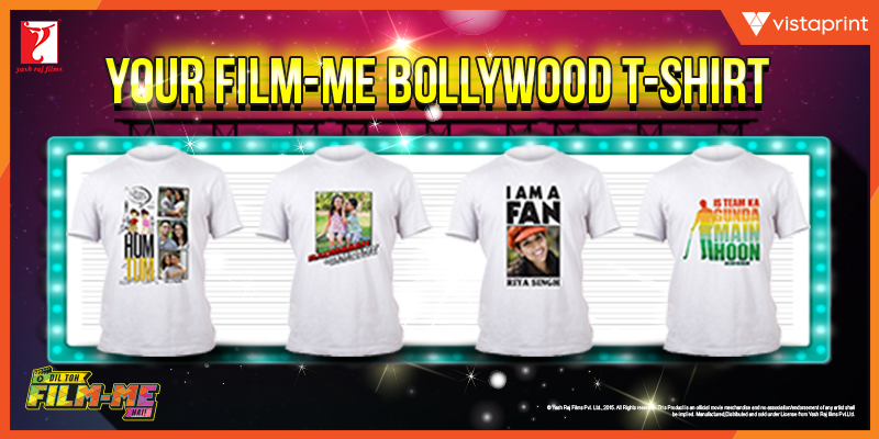 VistaprintIndia's tweet photo. Film-Me @YRFmerchandise, customised for you to celebrate your love for all things Bollywood https://t.co/b38dsOjqp6 https://t.co/IfSwSVyxN3