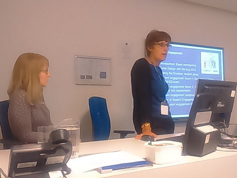 Session all about students at the centre of education #ENTER2015 GCU students designing curriculum @wendyjanemayne